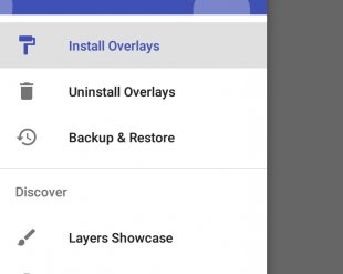 Как активировать поддержку тем в Android 5 и 6 с помощью Layers Manager