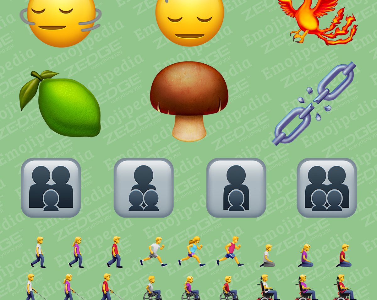 Феникс, кивки и цепь: представлен дизайн Emoji 15.1