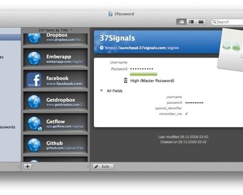 Менеджер паролей 1Password появился в Mac App Store