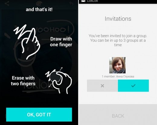 LokLok для Android — необычный способ общения через локскрин смартфона