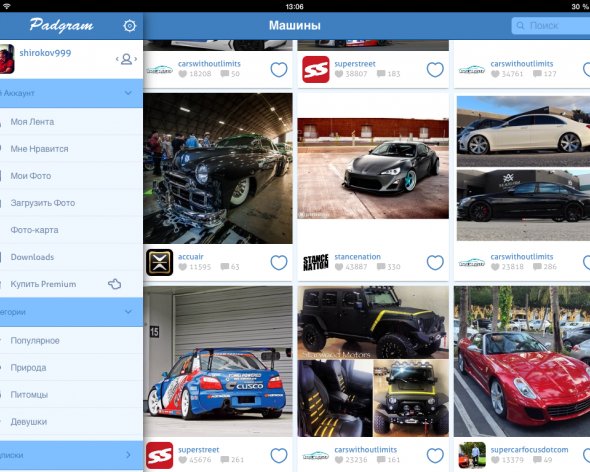 Padgram: отличный Instagram*-клиент для iPad с удобным интерфейсом